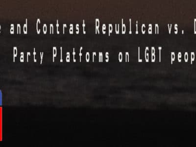 Republican vs. Democratic Party Platforms on LGBT People