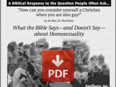 What the Bible Says About homosexuality - Mel White